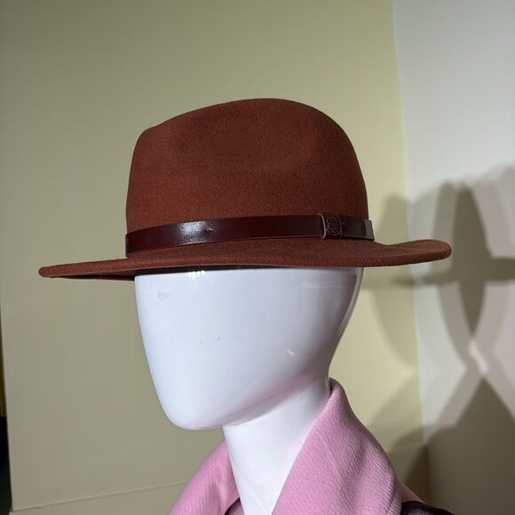 Brixton Messer Fedora 100% Wool Size Small - Picture 3 of 13
